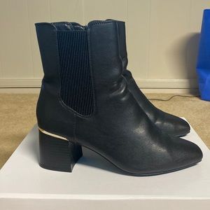 Alfani Rockeep Black square toe booties from Macy’s